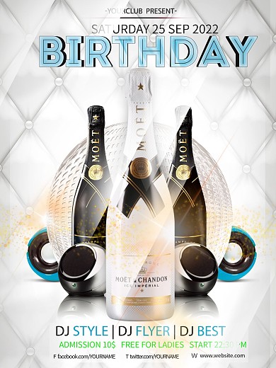 简约时尚国外餐饮海报设计模板