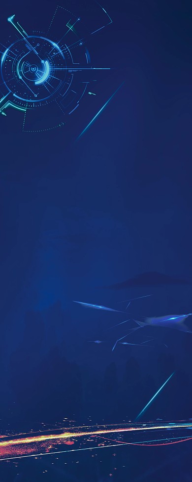 蓝色动感展架背景图片