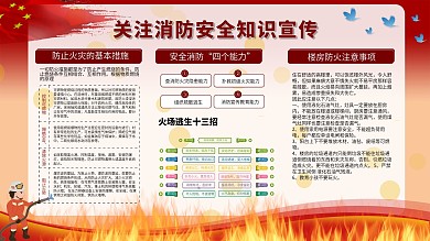 农村防火宣传栏图片