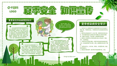 夏季安全知识健康教育宣传栏