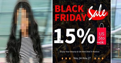 黑色星期五带气氛优惠折扣信息海报