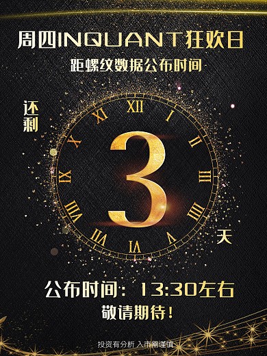 数据公布时间倒计时3天海报设计