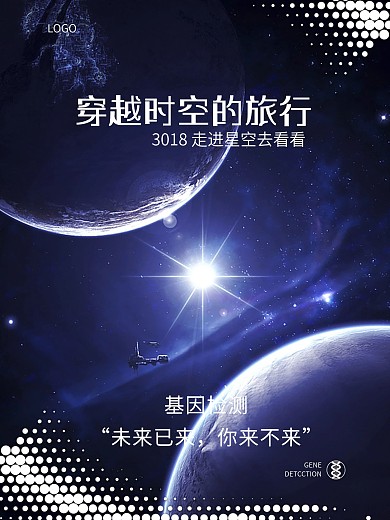 基因检测项目系列海报