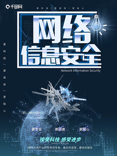网络信息安全海报