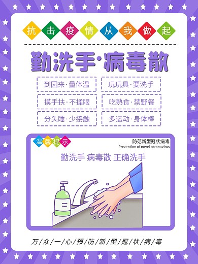 防疫测体温保护洗手口罩