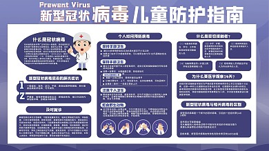 疫情相关公众号展板企业预防展板室外海报