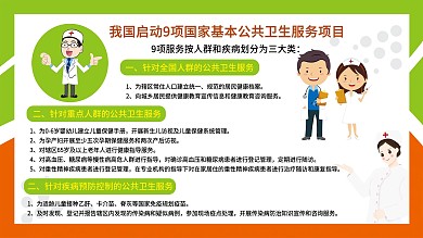 基本公共卫生服务项目图片