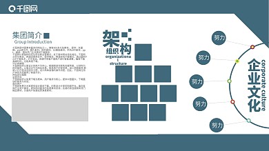 简约创意企业文化文化墙展板