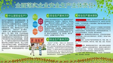 全面落实企业安全生产主体责任