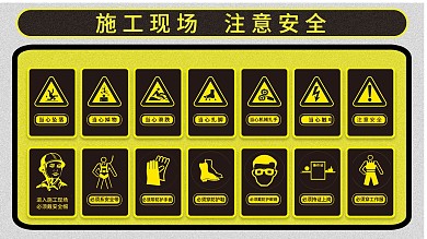 工地安全标语图片