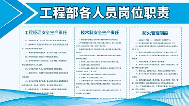 工程部经理岗位职责