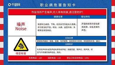 职业病危害告知卡