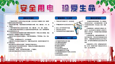 电力安全 安全用电 珍爱生命 电力 安全