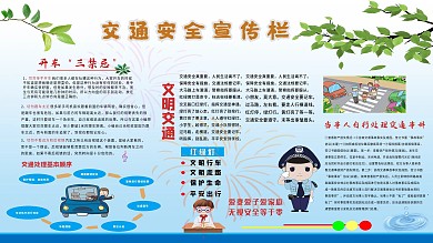 交通安全展板