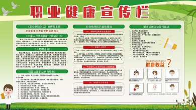 职业健康宣传栏