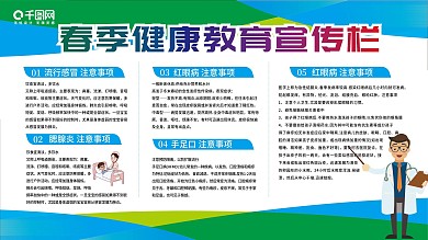 春季健康教育宣传栏