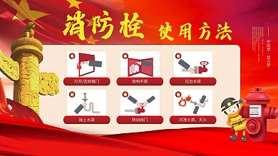 消防安全知识教育宣传栏展板