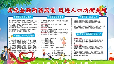 二胎政策内容二胎