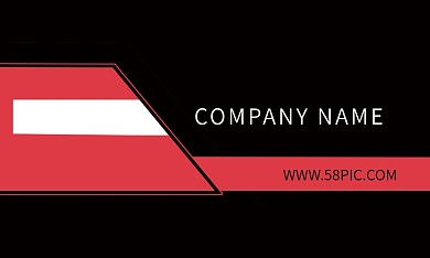 简约大方个人商务公司名片