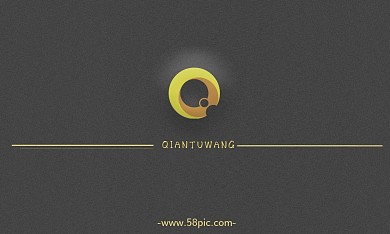 商务质感黑金大气名片