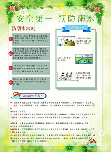 户外安全防溺水知识