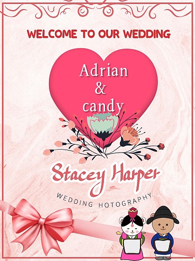 欧式小清新婚礼海报