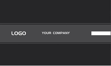 简约商务线条名片