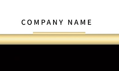 简约大方商务公司名片黑金