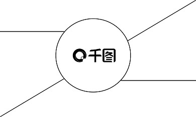 简洁名片创意线条名片