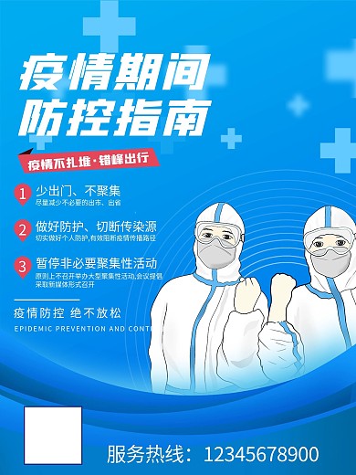 疫情仍在防控指南海报