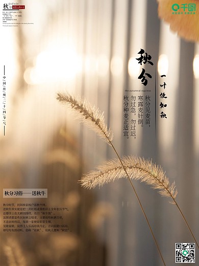 中国传统节日秋分