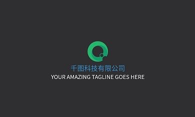 黑色大气商务名片