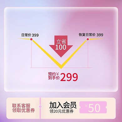 淘宝天猫主图直通车营销利益点优惠券促销