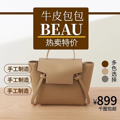 箱包通用简约风淘宝店铺方图