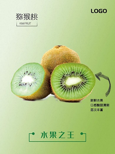 猕猴桃奇异果宣传海报