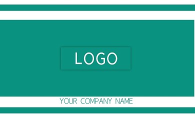 高档绿色商务名片