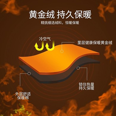 淘宝天猫中老年服饰保暖材质特性主图