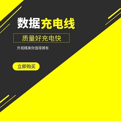 数据线主图直通车模板