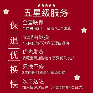 五星级服务主图 星星 金属渐变 模板