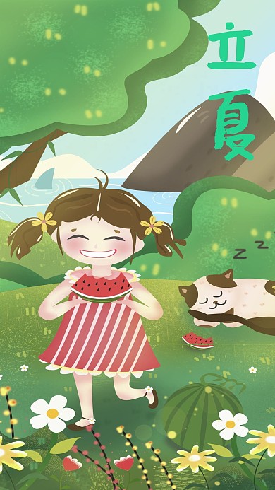 女孩与猫咪之立夏手机版