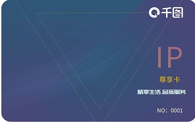 简约vip会员卡
