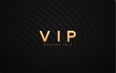 黑色线条纹理VIP高端白金会员卡
