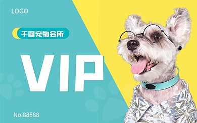 宠物店会所会员卡