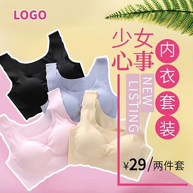 内衣通用促销主图直通车源文件