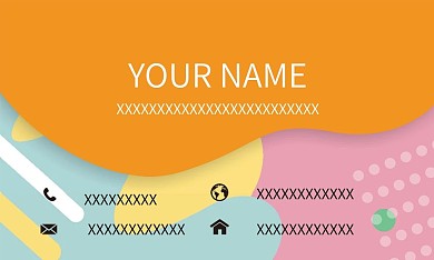 简约商务名片模版