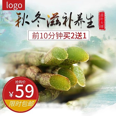 天猫淘宝秋冬滋补养生石斛直通车