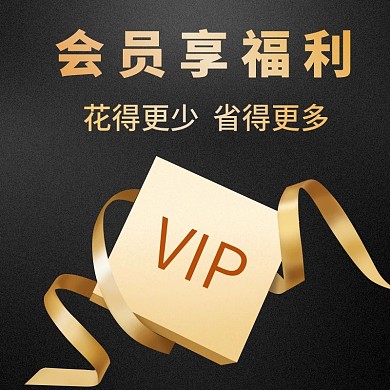 会员专属福利特权开通加入VIP直通车主图