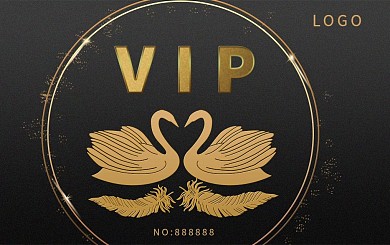 酒店会员卡高档土豪风