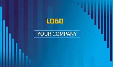 简约商务线条名片