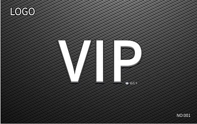 高档酒店会员卡（银黑高光简约）